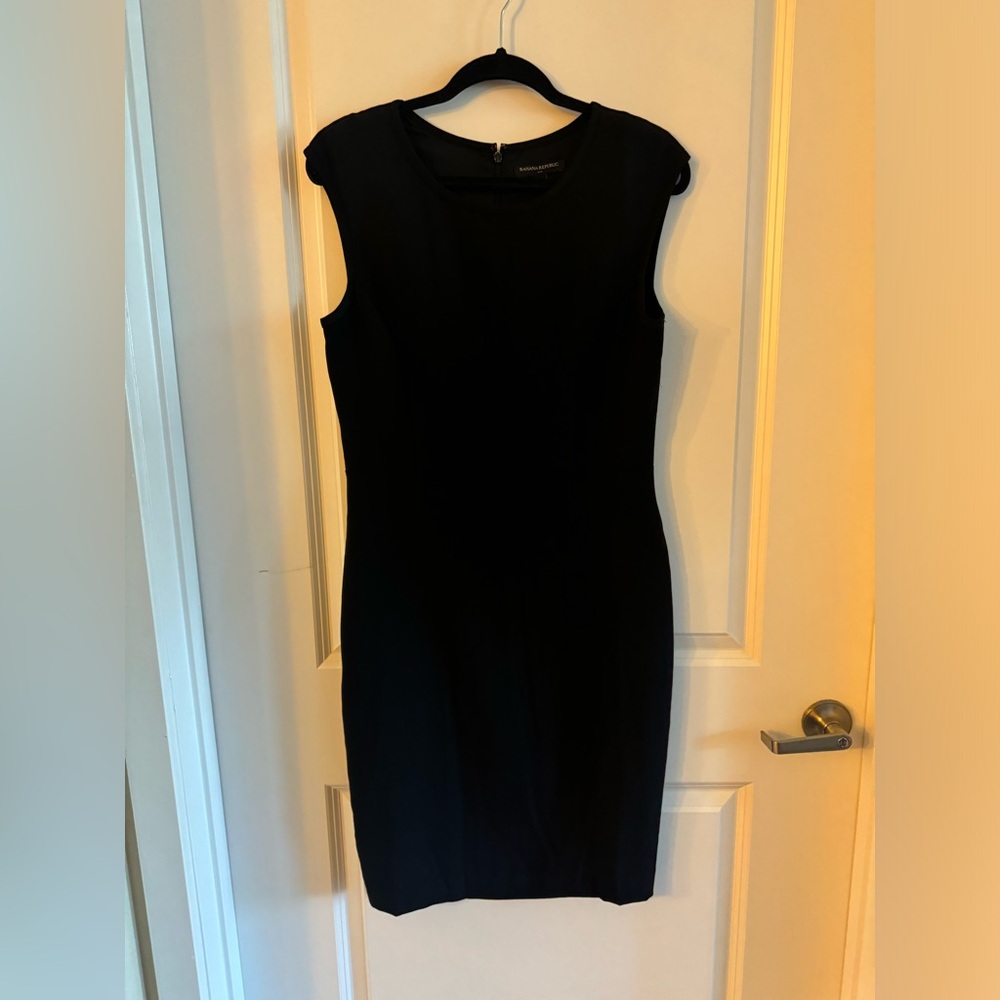 Banana Republic Factory Black Sheath Dress